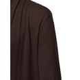thumbnail image 3 of FashionOutfit Women's Casual Solid Long Sleeves Open Front Raglan Long-Line Soft Sweater Viscose Knit, 3 of 4