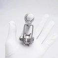 thumbnail image 5 of 2 Steel Roller Blocks Inner Ball Bearings Stainless Steel Rollers For Ropes, 5 of 5
