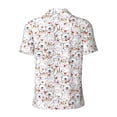 thumbnail image 3 of Vsdgher Cat Bear Rabbit Print Men's Short Sleeve Stretch Polo Shirt, Moisture-Wicking Performance Polo Shirt, 3 of 8