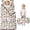 Baseballs and Bats White Pattern, variant on Baseballs and Shoes Blue Pattern Kids Nap Mat, Daycare Sleep Mat with Handle & Fastening Straps, Easy Roll Up Gifts for Daycare Preschool,50"x20"