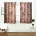 thumbnail image 3 of MKHERT Rose Window Curtain Kitchen Curtains Window Treatments 26x39 inch,Set of 2, 3 of 3