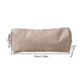 thumbnail image 3 of Hyknon Pencil Pouch Bag, Large Capacity Polka Dot Pencil Case, Minimalist Retro Zipper Pen Pouch, Portable Soft Stationery Bag, Multi-Functional Makeup Bag for Cosmetics Daily Campus Office, Gray, 3 of 7
