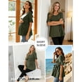 thumbnail image 6 of Casual Maternity Tops for Women Short Sleeve Maternity Clothes Pregnancy Shirts, 6 of 7