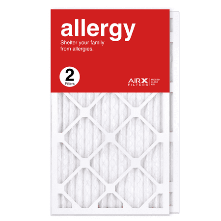 

AIRx Filters 14x25x1 Air Filter MERV 11 Pleated HVAC AC Furnace Air Filter Allergy 2-Pack Made in the USA