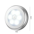 Driving Light With Remote Control Round Smart LED Night Light Battery