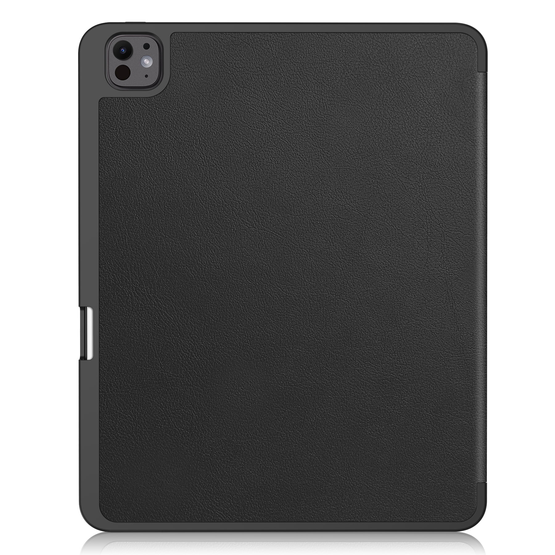 ShellTech Case for iPad Pro 13 inch 2024 with Pencil Holder,Slim Leather Smart  Auto Wake/Sleep Cover Full Body Protective Trifold Stand Soft TPU Back Case For iPad Pro 13" 2024,Black