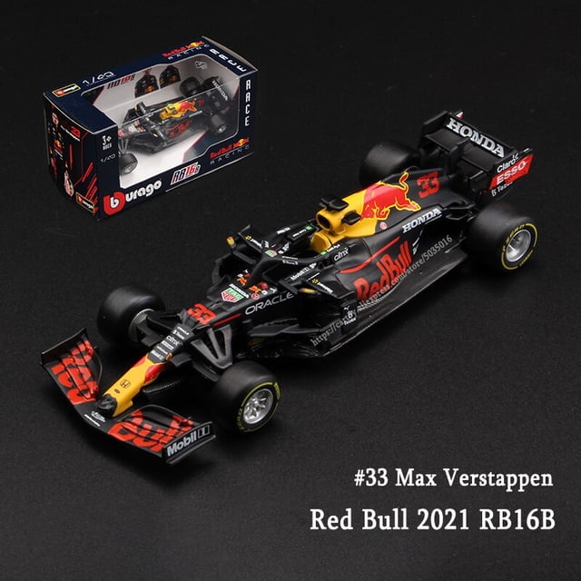 Bburago 1:43 F1 Ferrari Red Bull Racing Mercedes Benz RB16B n. ° 3 Formula One modelo de coche de aleación fundido a presión SF90 SF71 W10 RB15 RB14 Fivean unisex