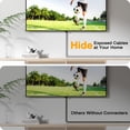 thumbnail image 4 of Sistema de gestión de cables Cord Hider Delamu de 4 m, color gris, para TV en pared, 4 of 9