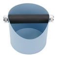 thumbnail image 2 of Coffee Machine Grounds Box, Coffee Knocking Slag Bucket Detachable Tap Bar Non Slip Base Bevel Mouth Design Low Noise Dishwasher Safe  For Cafe Blue, 2 of 8