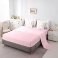thumbnail image 5 of Manfei Kawaii Floral Bow Twin Bedding Sets 7-Piece for Kids Girls,Teens Chic Flowers Bowknot Bedding Comforter Set,Pink Reversible,Microfiber Bedroom Decor, 5 of 7