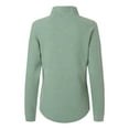 thumbnail image 2 of North End NE725W Women's Spirit Textured Quarter-Zip Pullover-SAGE GREEN HEATHER-L, 2 of 6