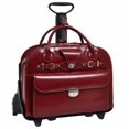 thumbnail image 1 of McKlein 96646 Roseville 96646- Red Leather Ladies Briefcase, 1 of 12