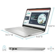 Hewlett Packard Hp 15.6 I3 Laptop-silver Ae