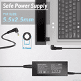 thumbnail image 4 of 75W 19V Power Charger for Toshiba Satellite C50 C55 C75 E45T L50 L55 L55D E45T, 4 of 5