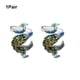 thumbnail image 4 of Guardurnaity Anillo de tejer Animal estilo étnico joyería estereoscópica anillos de apertura ajustables hilo DIY desgaste suministros de costura Ropa, zapatos y accesorios Miscelánea Colorido NJ135, 4 of 6