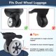 thumbnail image 4 of Dinheiro Fundas para Ruedas de Equipaje, Paquete de 8 Fundas para Ruedas de Maleta de Equipaje para la mayoría de los Juegos de Equipaje con Ruedas de 8 Ruedas, Funda de Silicona con Ruedas, 4 of 7