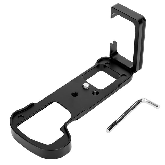 Mango de aleación de aluminio para disparo vertical, placa de liberación rápida en L para cámara Lumix GH4