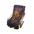thumbnail image 4 of City Soft Flannel Fleece Blanket, Cape Town Panorama at Dawn South Africa Coastline Roads Architecture Twilight, Cozy Plush for Indoor and Outdoor Use, 60" x 80", Marigold Blue Pink, by Ambesonne, 4 of 6