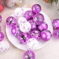 thumbnail image 5 of Pack of 24 Decorative Christmas Sphere Ornament Holiday Celebrations Christmas Sphere Sturdy Plastic Home Decoration, 5 of 9