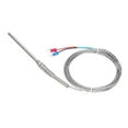 thumbnail image 5 of K Type Temp Thermocouple Temperature Sensor Thermal Probe Stainless Steel 0~600 WRNT187(Red Black Line Type 3 Meter), 5 of 5