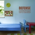 thumbnail image 3 of Boys Defense Offense Active Sports Wall Decal Decoration Sports Wall Quote Lettering Decal Sticker Lasts Years and Easily Removable - Size: 20 In(W) x 12 In(H), 3 of 5