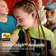 thumbnail image 3 of TOZO A1 Mini Wireless Earbuds Bluetooth Headphones, 32H, AI Noise Cancelling Mic, Stereo Bass, Clear Calls, Lightweight IPX5 Waterproof, App 32EQ, Black, 3 of 11