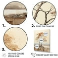 thumbnail image 3 of Designart "Beige Minimalism Baobab Tree" Tree Baobab Floater Framed Wall Art Prints, 3 of 5