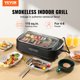 thumbnail image 2 of Parrilla interior sin humo VEVOR 1500 W 110 pulgadas cuadradas temperatura ajustable, 2 of 9