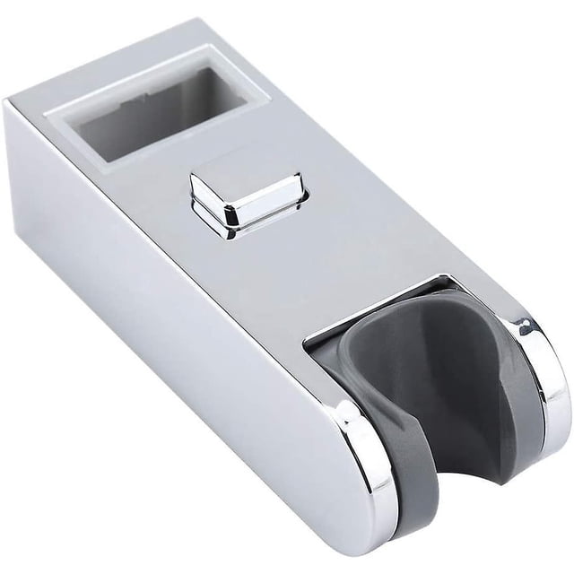 Soporte para cabezal de ducha, soporte para poste de barra deslizante, soporte cromado de altura ajustable, soporte para cabezal de riel de barra deslizante, 30x15
