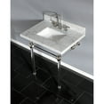 thumbnail image 5 of Kingston Brass KVPB3030MASQ7 Templeton 30" Rectangular Marble Wall Mounted Bathroom, 5 of 7
