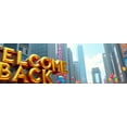 thumbnail image 3 of Giant Golden Welcome Back Letter Banner Background Party Decorations for Office Reopening Store Opening Community Event Festival Celebration, 3 of 7