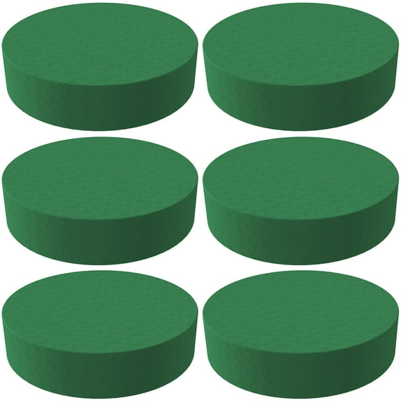 6 Pcs 4.5 inch Floral Foam Blocks Large Dry Floral Foam Round Flower Foam Blocks for Artificial Flowers, Wedding Aisle Flowers
