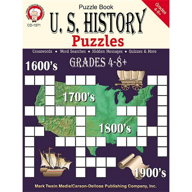 U.S. History Puzzles, Grades 4 8 (Paperback)