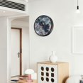 thumbnail image 6 of Indoor 12' Voice-Activated Luminous Decoration Wall Clock With LED Night Light Rainbow Color, 6 of 8