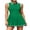 Grass Green, variant on Sociala Polo Tennis Dress for Womens Zipper Golf Dresses Pleated Dress with Built in Shorts and Pockets
