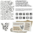 thumbnail image 2 of 1Sheet Music Note Staff Text Numbers Silicone Clear Stamp Seals for Journaling Card Making DIY Scrapbooking Handmade Photo Album Notebook Decor, 2 of 9