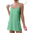 thumbnail image 5 of Sleeveless Women's 2-in-1 Athletic Tennis Golf Dress Sets Active Workout with Shorts, 5 of 5