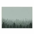 thumbnail image 1 of Forest Cutting Board, Wilderness Pattern with Many Trees Nature Panorama Monochrome Woods, Decorative Tempered Glass Cutting and Serving Board, Small Size, Pale Grey Dark Grey, by Ambesonne, 1 of 1