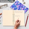 thumbnail image 4 of FORMRS 1-Subject Spiral Notebook 8" x 5" College Ruled 60 Refillable Sheet A5 Hard Cover, 2 Pack, Pink Starfish Pattern, 4 of 7