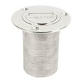 thumbnail image 2 of Bulkhead  Fitting, Keyless Design Deck Filler Mirror Polishing 2 Inch Clamshell Rust Resistance  For Yachts Gas,Diesel,Waste,Water,Fuel, 2 of 8