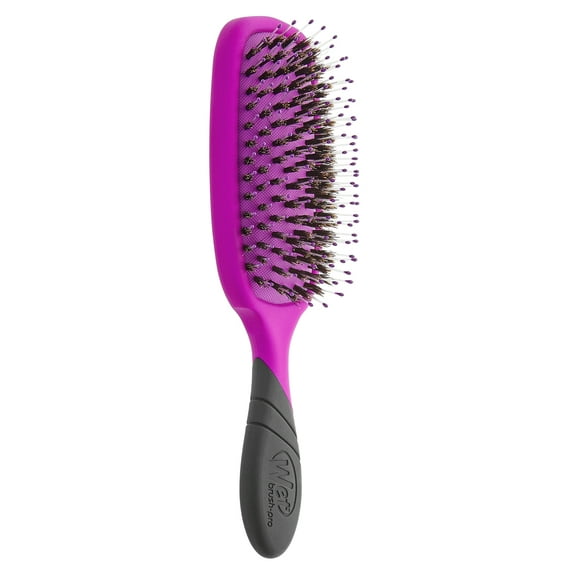 Purple , The Wet Brush Pro Shine 2.0 Enhancer - Pack of 1 with SLEEKSHOP Teasing Comb