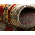 thumbnail image 4 of Unique Loom Sahand Bright Medallion Rug 2' 7 x 10' Runner Red/Light Blue, 4 of 5