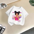 thumbnail image 5 of LRen Toddler Shirts Girls 4t Girl Cute Graphic Tee Round Neck Short-Sleeve T-Shirt Kids Casual Soft Preppy Clothes Toddler Girl Clothes, 5 of 5