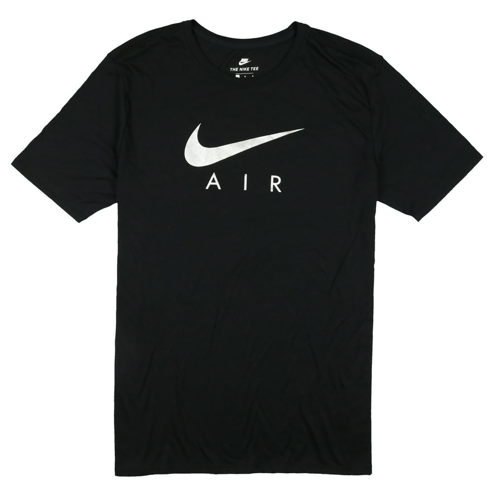 Nike - Nike Men's Tri-Blend Air Hybrid Logo T-Shirt Black Silver ...