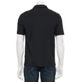 thumbnail image 2 of Men's For The Republic Short Sleeve Stretch Striped Camp Shirt Color: Black Size: S, 2 of 4