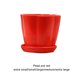 thumbnail image 5 of Ounissouiy Florero de plástico clásico - Amplia aplicación No es fácil de romper Equipado con placa Durabilidad multicolor para decoración Jardín y Patio Púrpura, 1 L, 5 of 6
