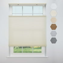 Linen Avenue Cordless Top Down Bottom Up Light Filtering Cellular Shade 35 W x 48 H, Seashell