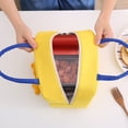 thumbnail image 4 of Insulated Lunch Bag, 9x7.8in Portable Thermal Bento Tote with Cationic Cloth and Aluminum Foil Lining for Work School Travel and Picnic, 4 of 10