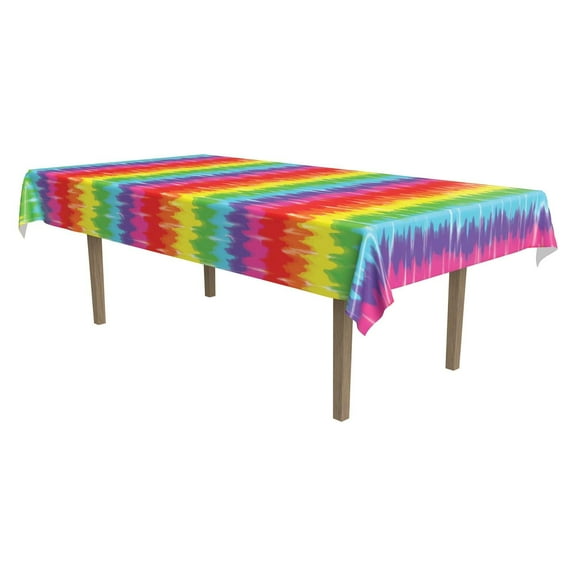 Beistle - Tie-Dyed Tablecover - 54" x 108" - Pack of 12