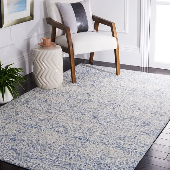 Safavieh Metro Aditi Medallion Area Rug, Blue/Ivory, 3' x 5'
